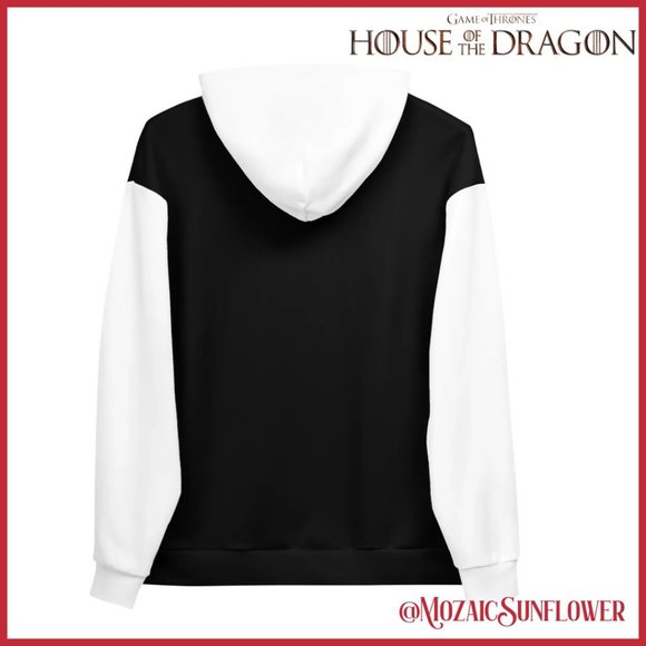 NEW 2 Tone Hoodie Dreams Didn't Make Us Kings Dragons Did - Picture 4 of 6